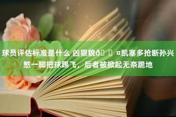 球员评估标准是什么 凶狠貌😤凯塞多抢断孙兴慜一脚把球踢飞，后者被掀起无奈跪地